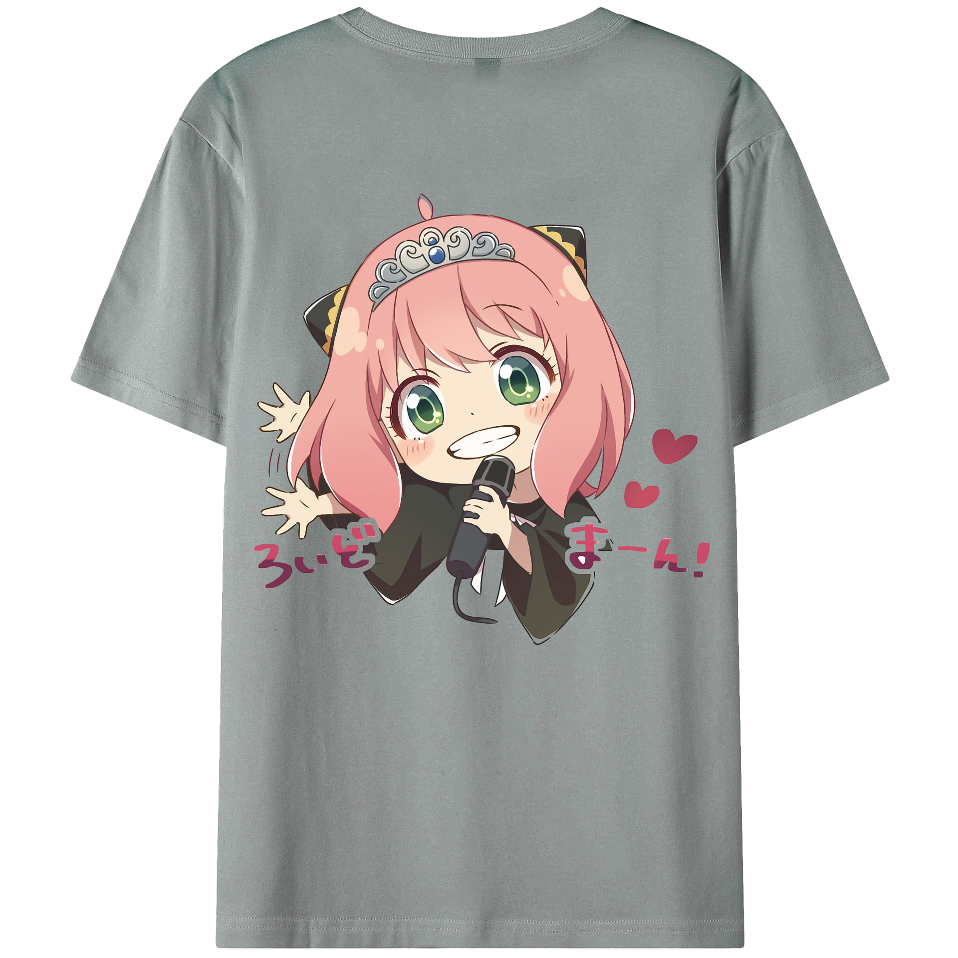 （画像用） SPY×FAMILY间谍家家酒 綿100％ メンズ半袖Tシャツ（バックプリント） 通気性